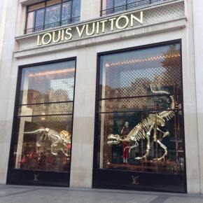 Dinosaurs at Louis Vuitton